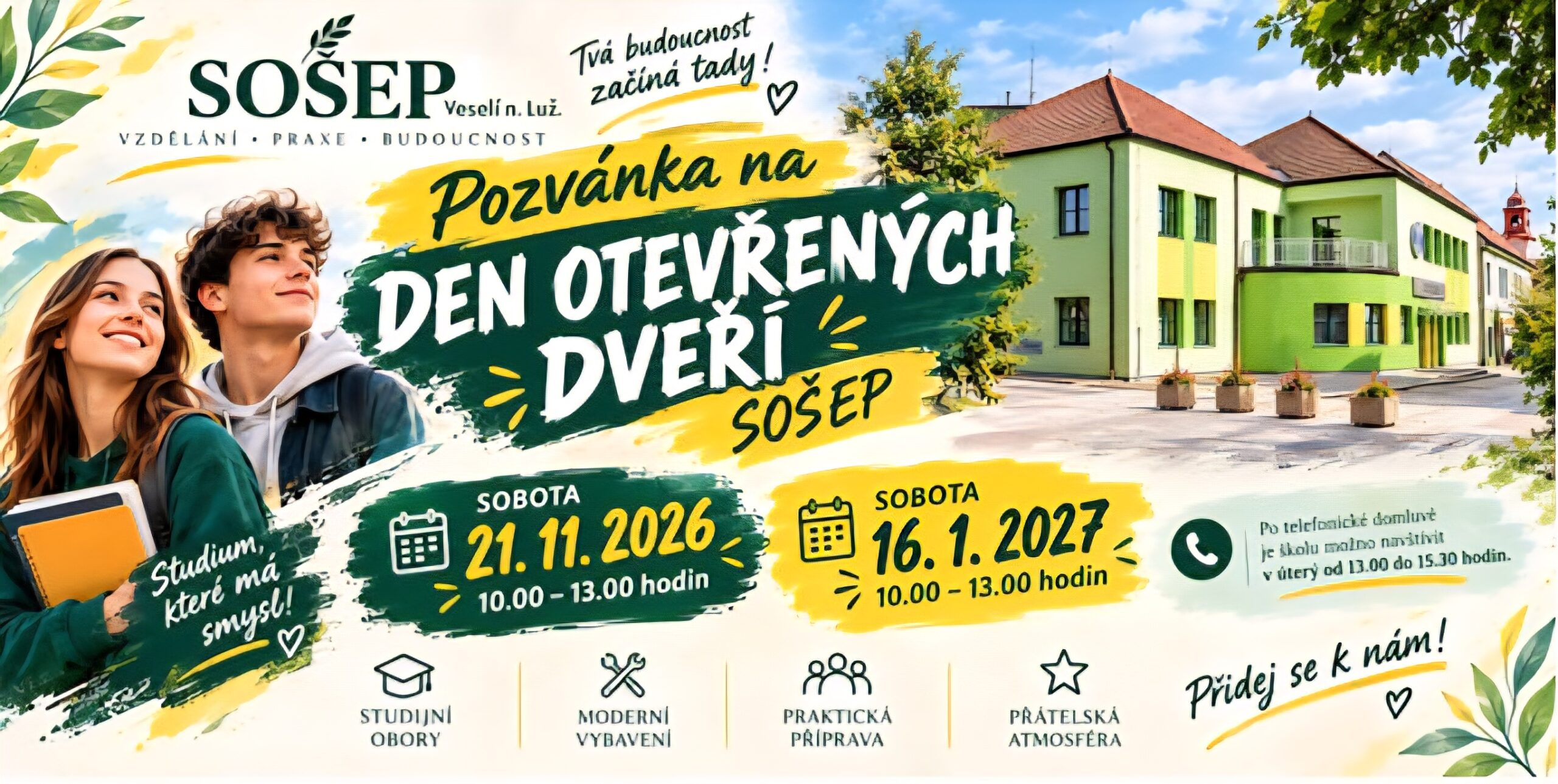 Střední odborná škola ekologická a potravinářská Veselí nad Lužnicí - Střední odborná škola ekologická a potravinářská Veselí nad Lužnicí